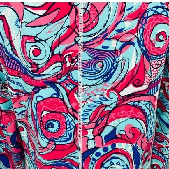 Talbots Full Zip Multicolor Paisley Track Jacket Size SP - Picture 4 of 6